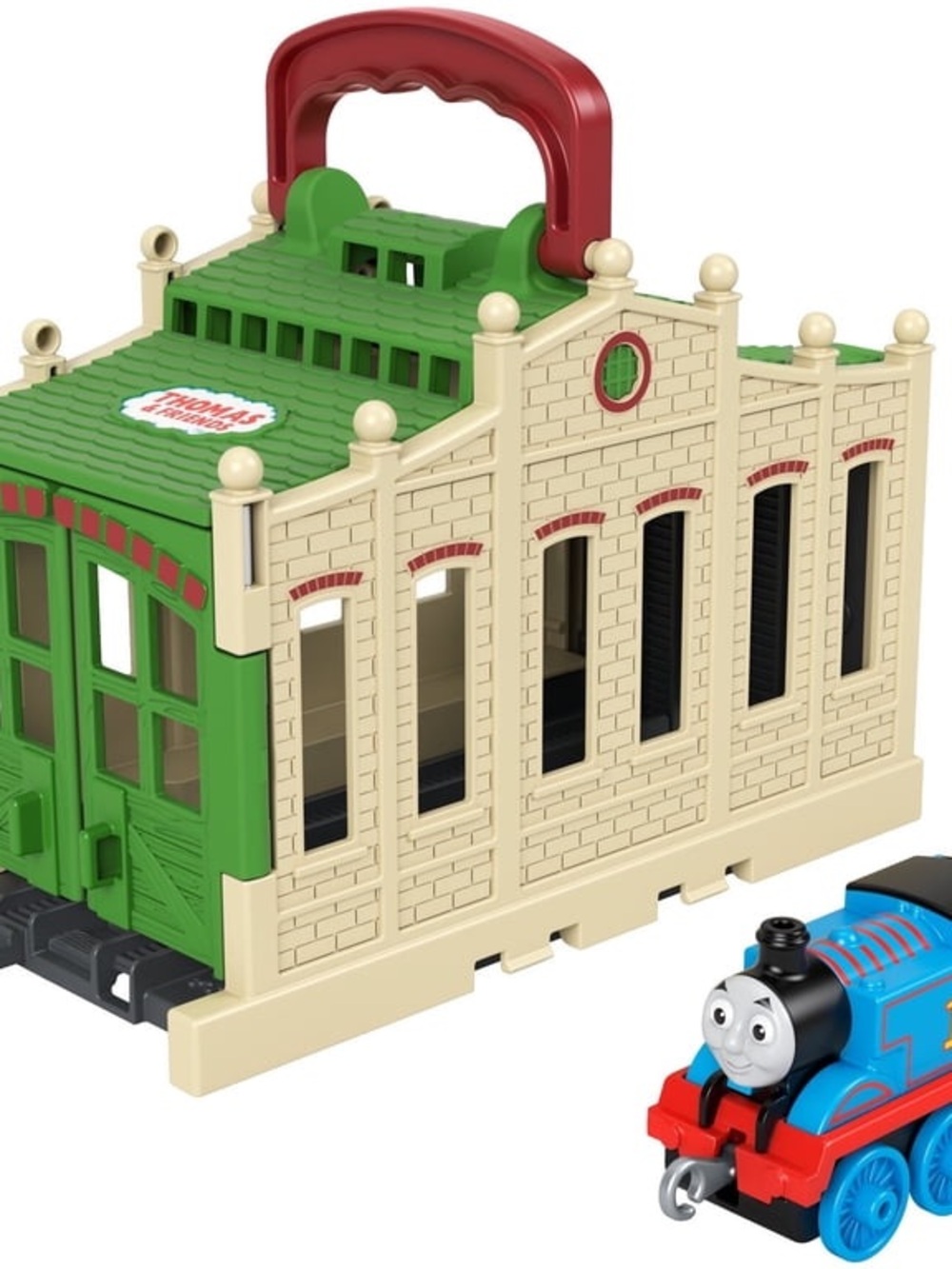 Thomas & Friends Connect & Go Thomas Shed With Handle and Diecast Thomas Train